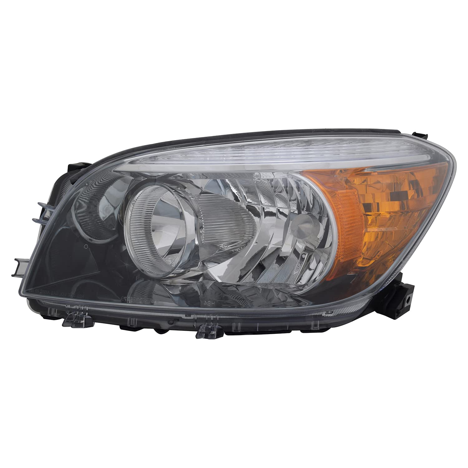 Left TYC Headlight Assembly Compatible with 2006-2008 Toyota Rav4