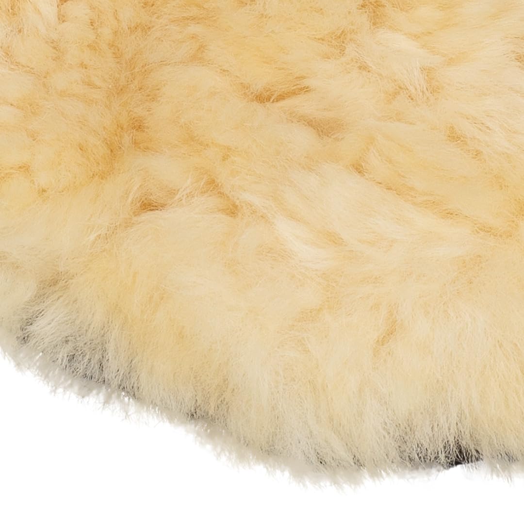 Maxshine Premium Universal Sheepskin Wool Wash Mitt – Ultra-Soft Real Lambswool Glove for Car Washing – Gentle, Scratch-Free Cleaning Pad for Safe Car Detailing & Paint Protection