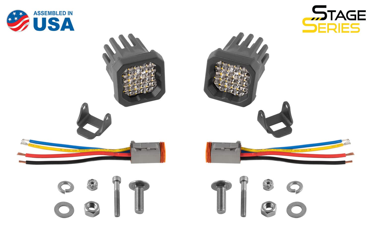 SSC1R Diode Dynamics White Flood Standard LED Pod (pair)