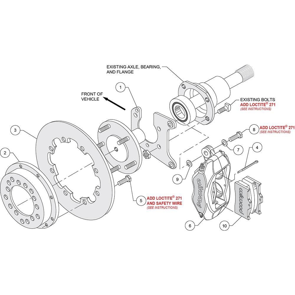 Disc Brake Pad & Rotor Wilwood 140-2119-BD