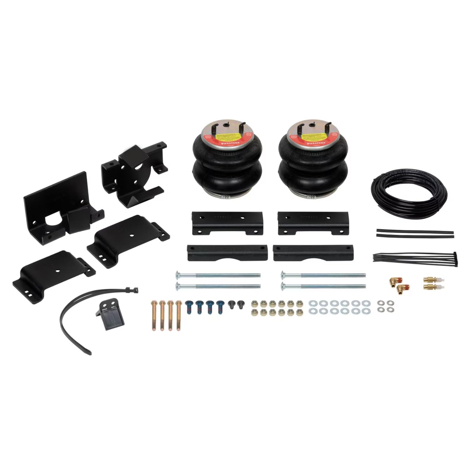 Firestone 2706 Airide Red Label Rear Springs Kit fits 2014-2025 Ram 2500 | 5-150 PSI | No Drill Installation | Load Capacity of 7,500 Pounds | Enhanced Coating
