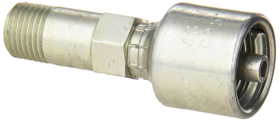 MegaCrimp Gates 4G-4MPLN Couplings, Male Pipe Long Nose, Zinc Plated Carbon Steel, 2.56", 1/4" ID