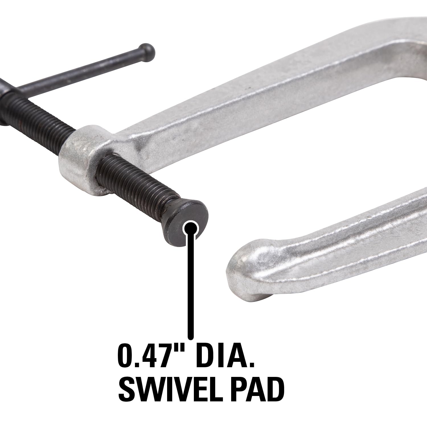 Wilton C-Clamp Deep Reach, 2" Opening, 3-1/2" Throat, 450 Lbs. Clamping Force (Model 252)