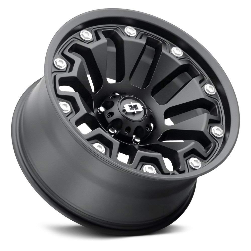 362 Armor Vision 18x9 6x5.5" -12mm Satin Black Wheel Rim 18" Inch