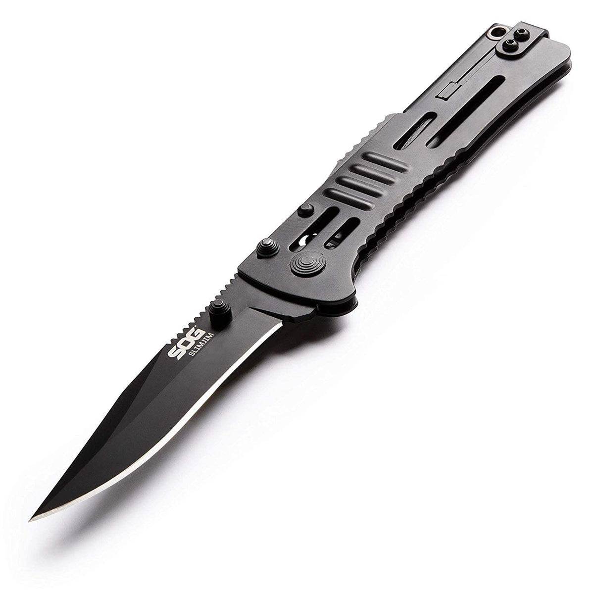 SOG SlimJim Folding Knife Pocket Slim Knife Black