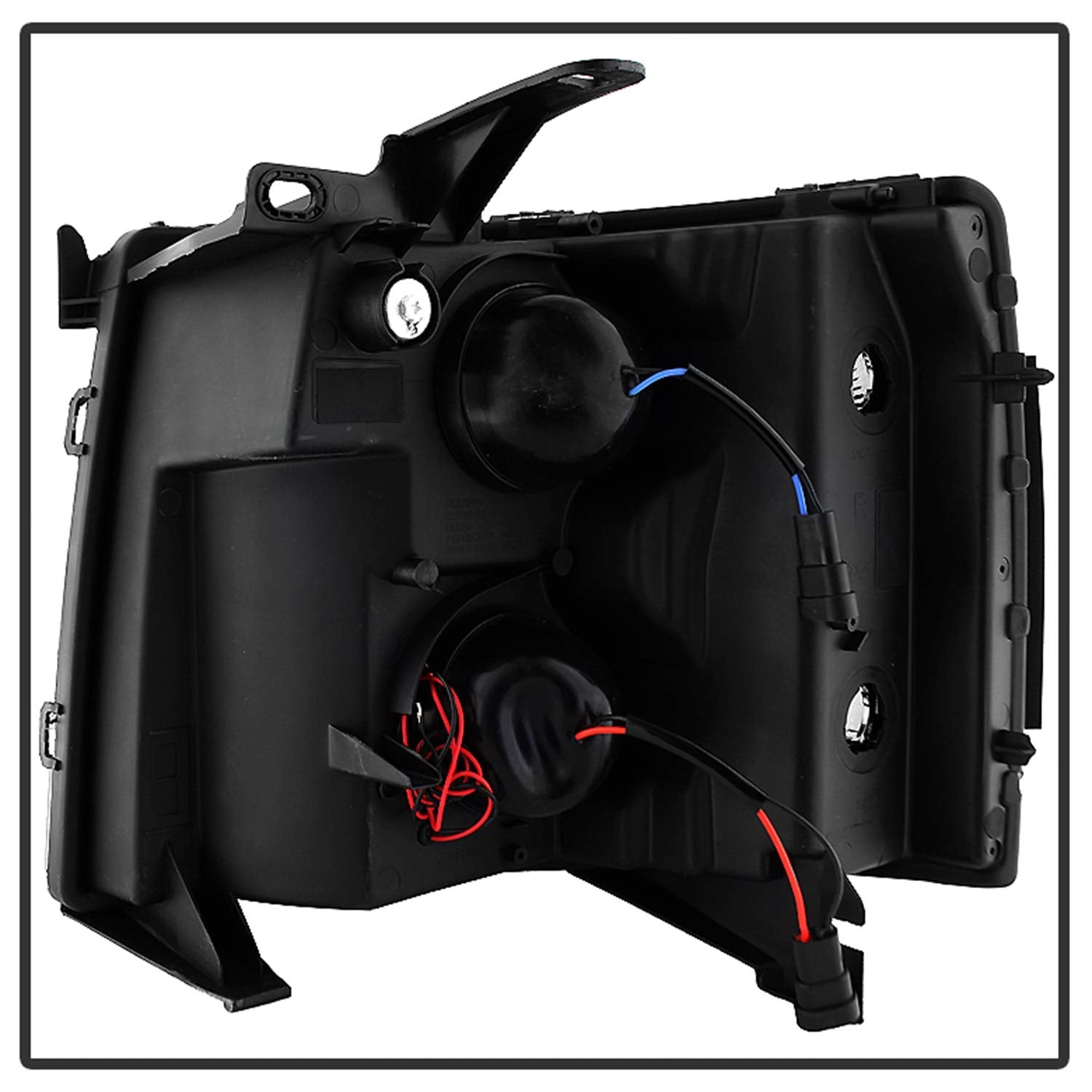 Chevy Silverado Xtune PRO-JH-CS07-LED-BK Halo Projector Headlight