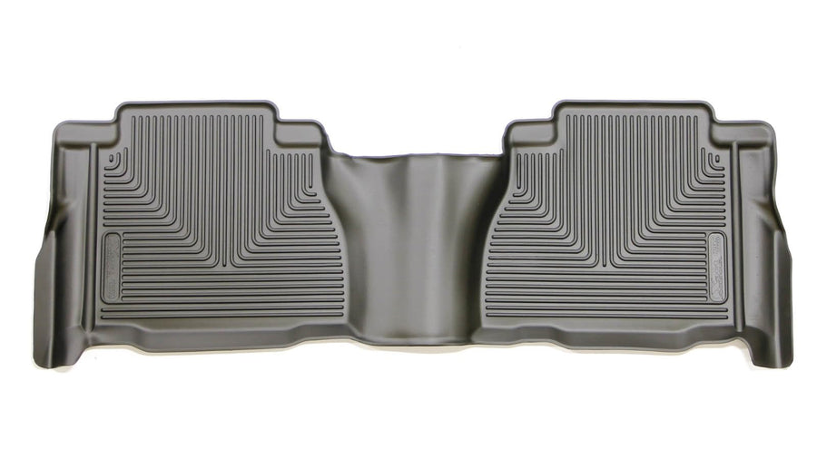Husky Liners Floor Mats X-act Contour | Fits 2007-2013 Toyota Tundra, CrewMax & Double Cab | 2nd Row, 1-pc Black - 53811