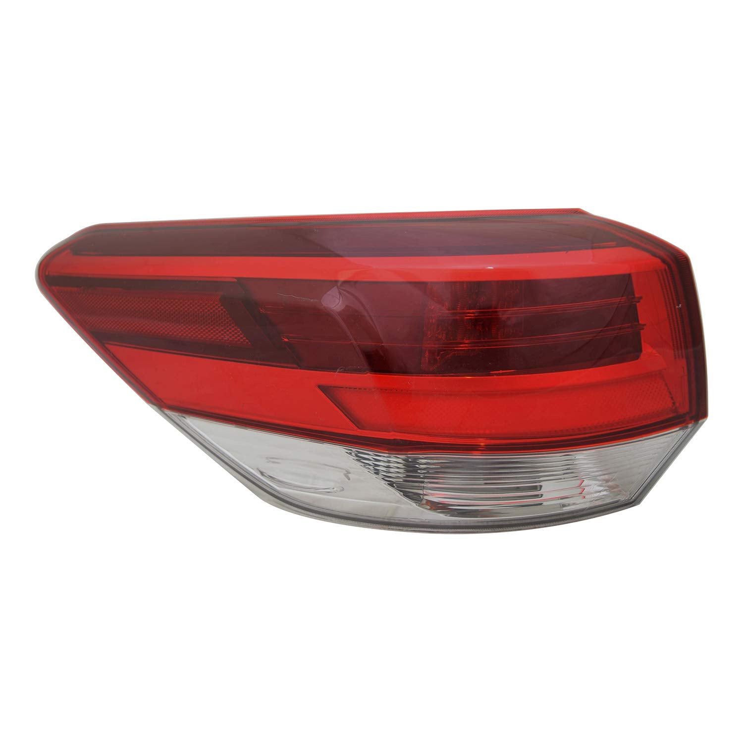 Left TYC Tail Light Assembly Compatible with 2018-2019 Toyota Highlander