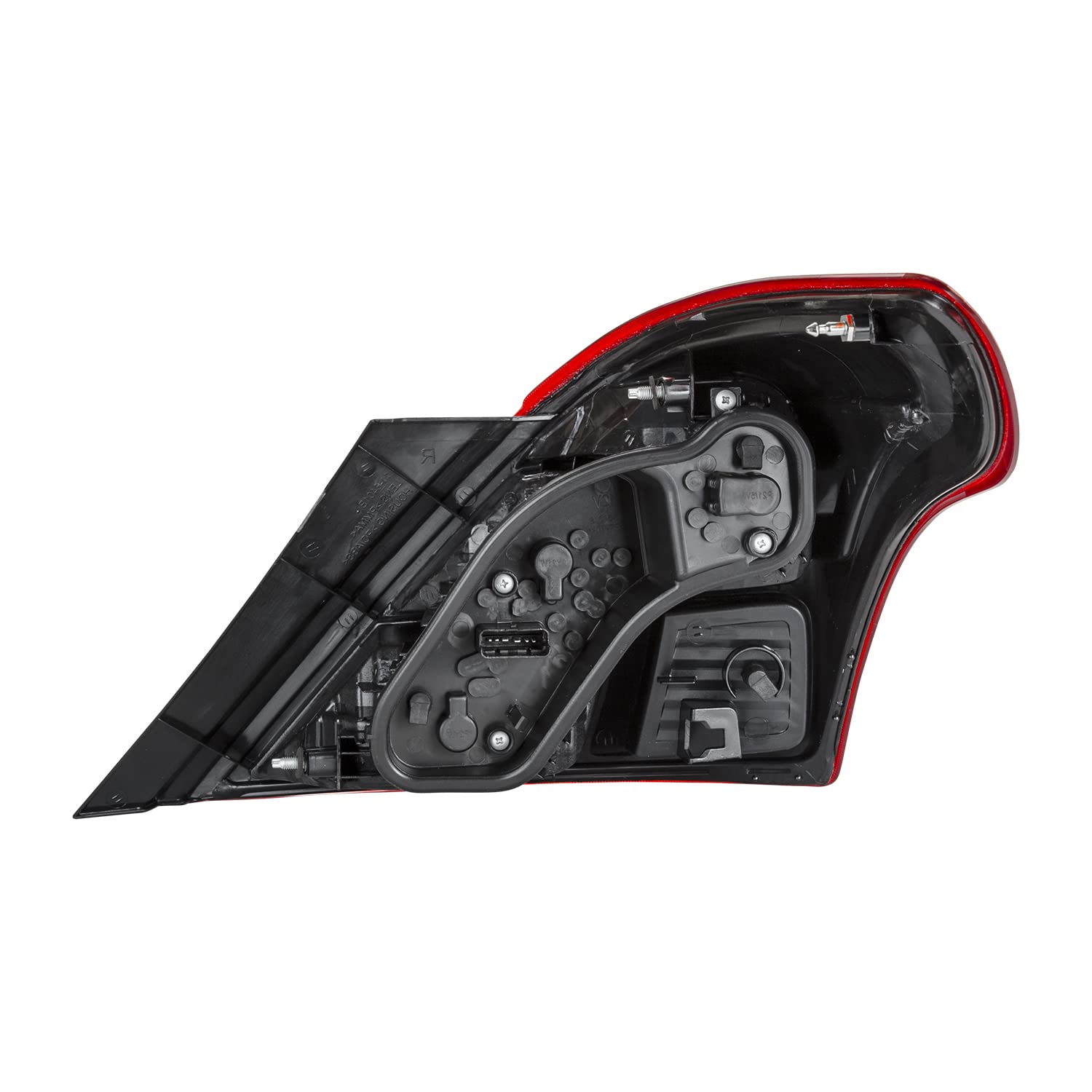 Left TYC Tail Light Assembly Compatible with 2012-2019 Nissan Versa