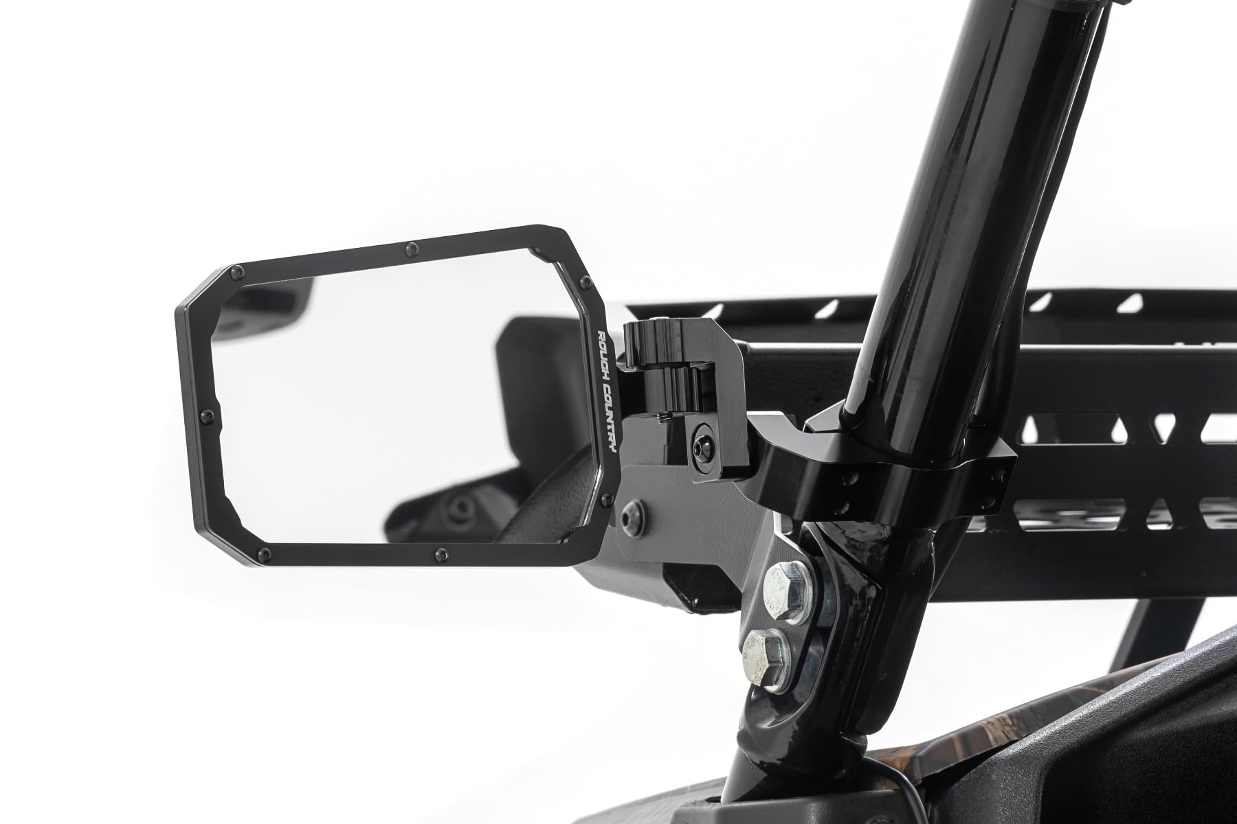 Rough Country Side Mirrors Aluminum for 1.5-2.0" Roll Bars | Universal - 99209