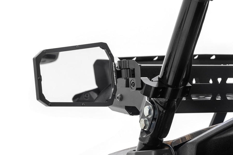 Rough Country Side Mirrors Aluminum for 1.5-2.0" Roll Bars | Universal - 99209