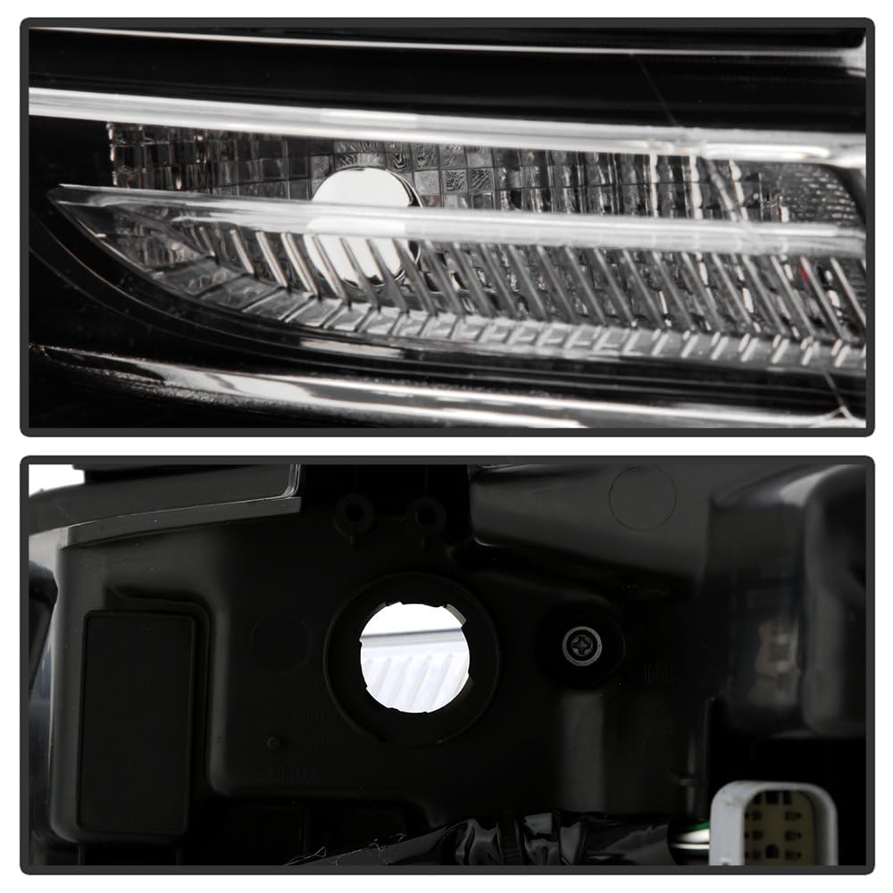 Chevy Trax 17-20 Spyder (POE) Crystal Passenger Side w/LED DRL Projector Headlight - Low Beam-HB3(Not Included) ; High Beam-HB3(Not Included) ; Signal-WY2W(Included) - OE Right
