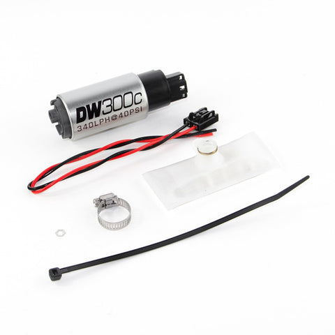 340LPH Deatschwerks Compact Fuel Pump W/9-1030 Install Kit
