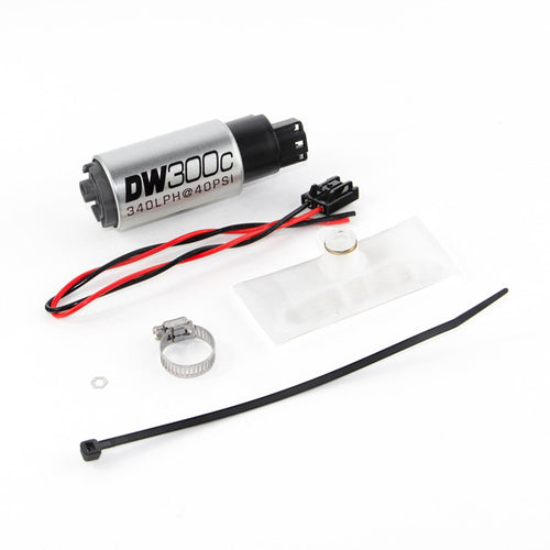 340LPH Deatschwerks Compact Fuel Pump W/9-1030 Install Kit