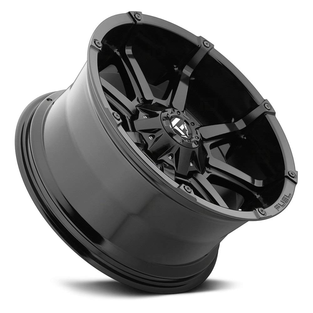 D575 FUEL Coupler Black Wheel with Painted (18 x 9. inches /5 x 114 mm, -12 mm Offset)