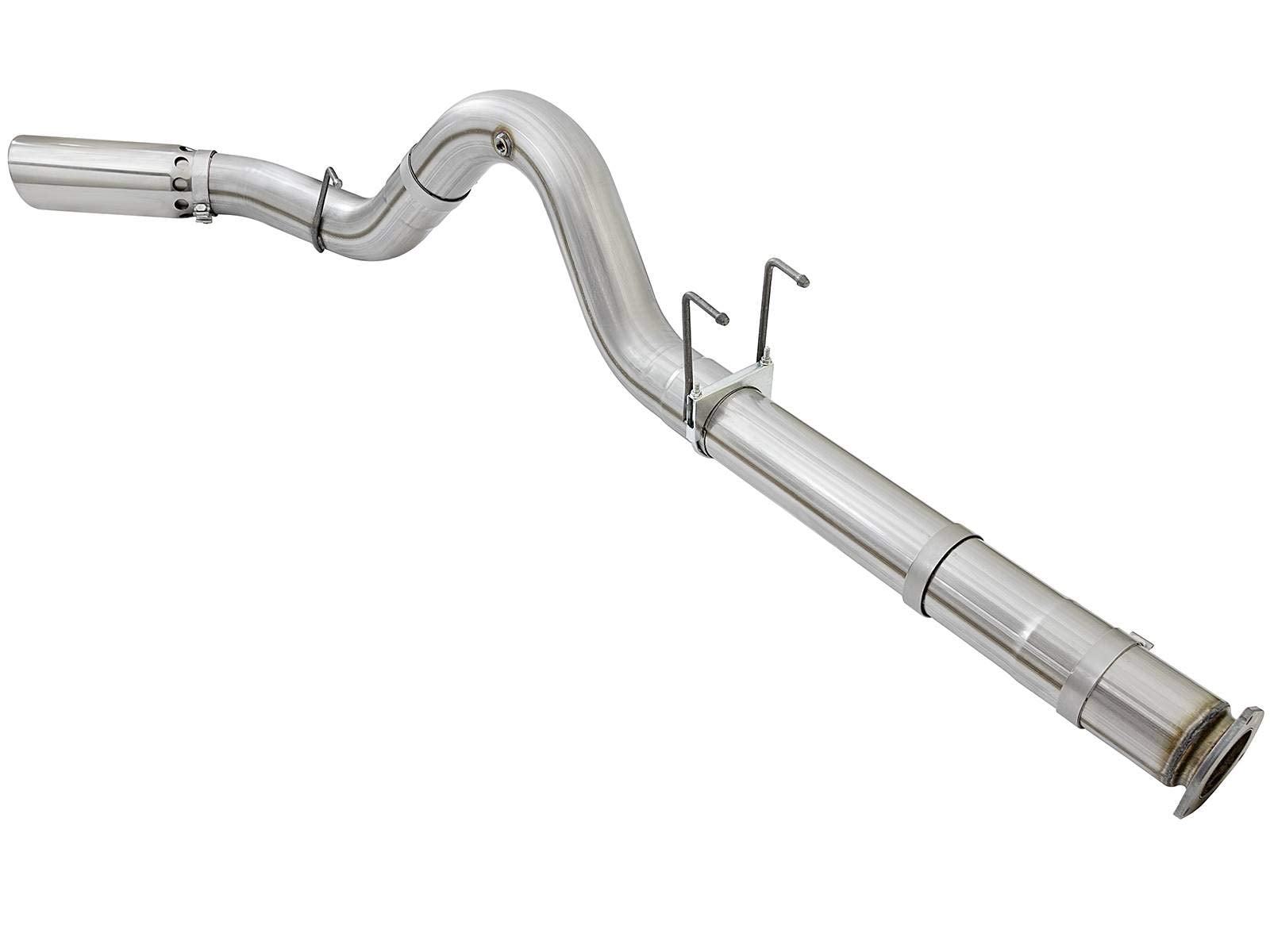 ATLAS aFe Power 49-03090-P 5" DPF-Back Aluminized Steel Exhaust System with Polished Tip, 1 Pack