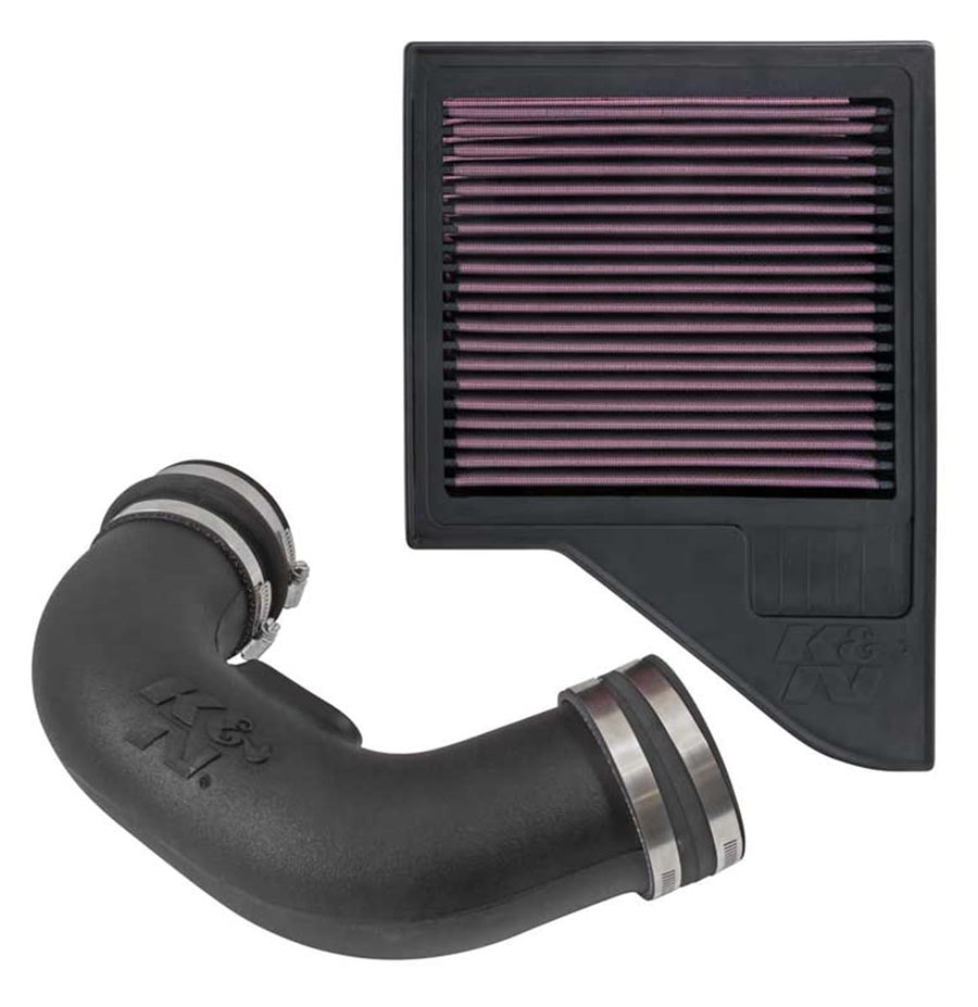 K&N Cold Air Intake Kit: Increase Horsepower up to 10.1HP / 16.2TQ, High Performance: 50-State Legal: Compatible with 2011-2014 FORD Mustang GT, 57-2578