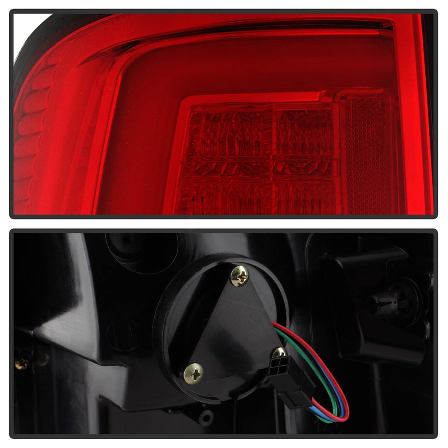 Dodge Ram 1500 13-18 / Ram 2500/3500 13-18 Spyder 5084071 LED Tail Lights - LED Model only (Not Compatible With Incandescent Model) - Red Clear