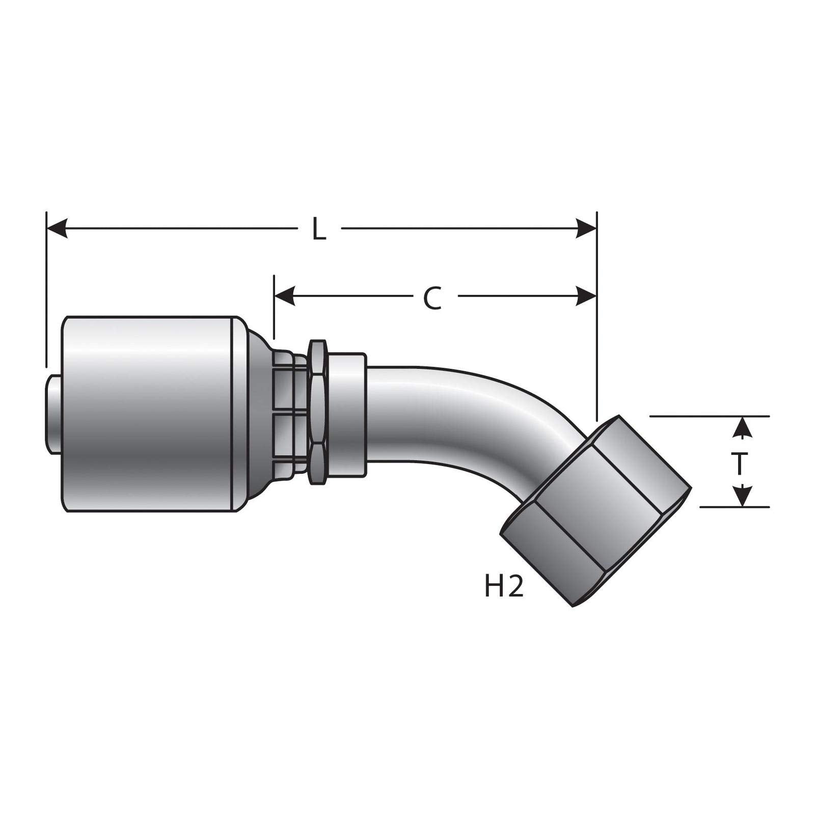 Hydraulic Gates G25202-1212 Coupling