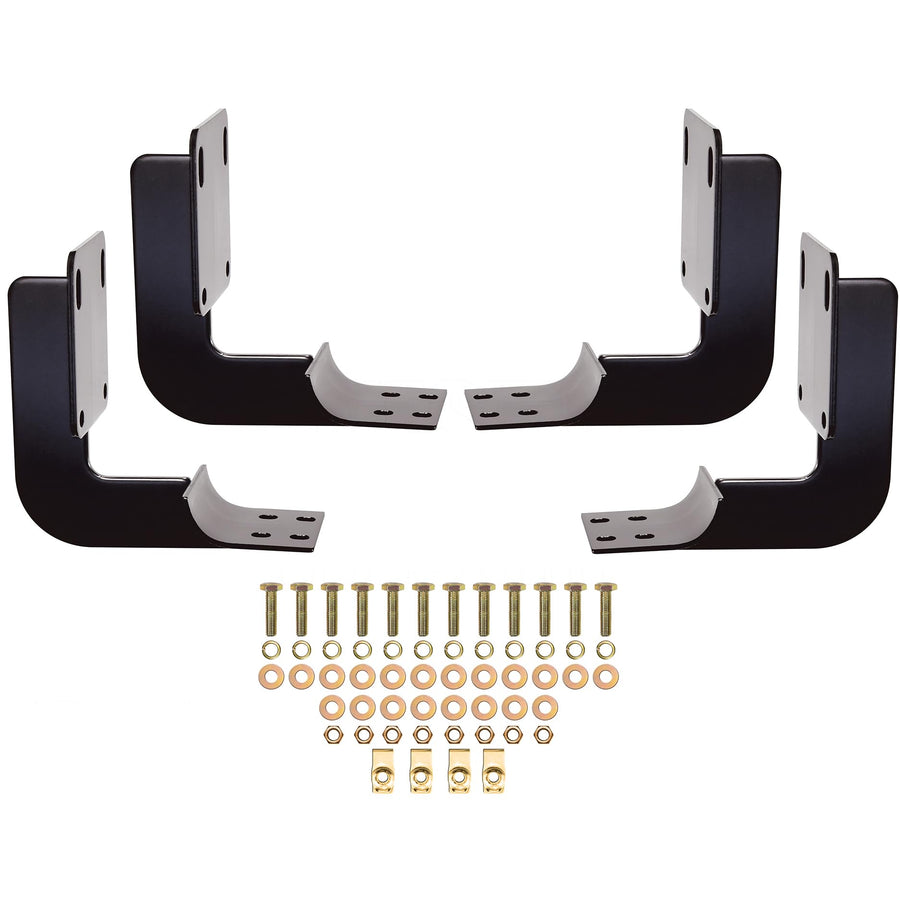 Westin Premier 22-1035 Oval Nerf Bar Mount Kit fits 1999-2016 F250 F350 F450 F550HD Black Pair