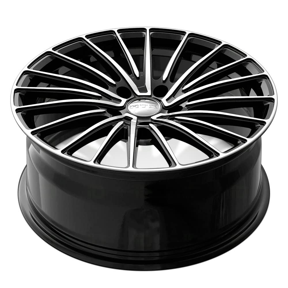 083052, RTX® Polar, Gloss Black Machined, 18x8 5x114.3 ET40 CB73.1