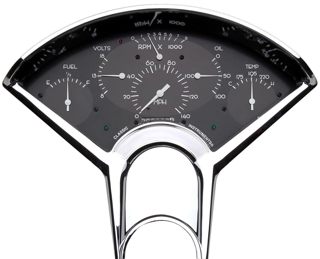 Bel Era Gauge Package Classic Instruments Black