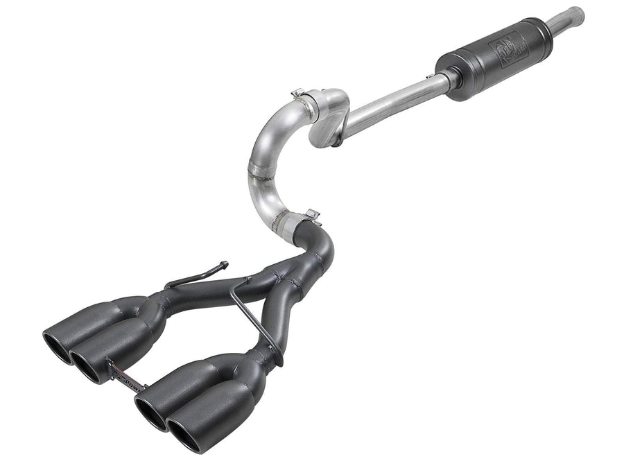 Rebel Series aFe Power 49-38071-B Performance Cat-Back Exhaust System