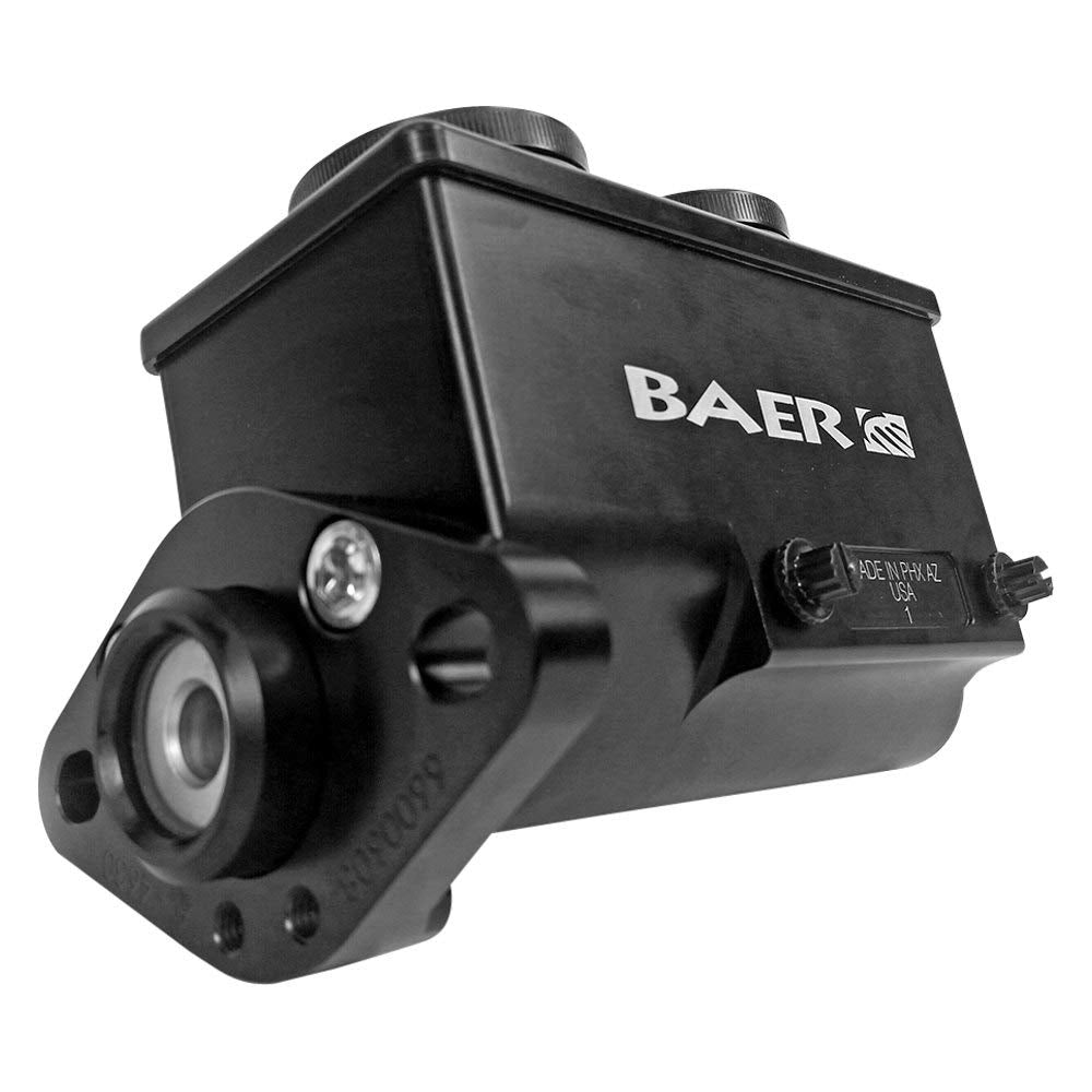 BAER BRAKES Brake Master Cylinder 6801272RP-BKCZ (Remaster Black Anodized Right Port 15/16"), 1 Pack