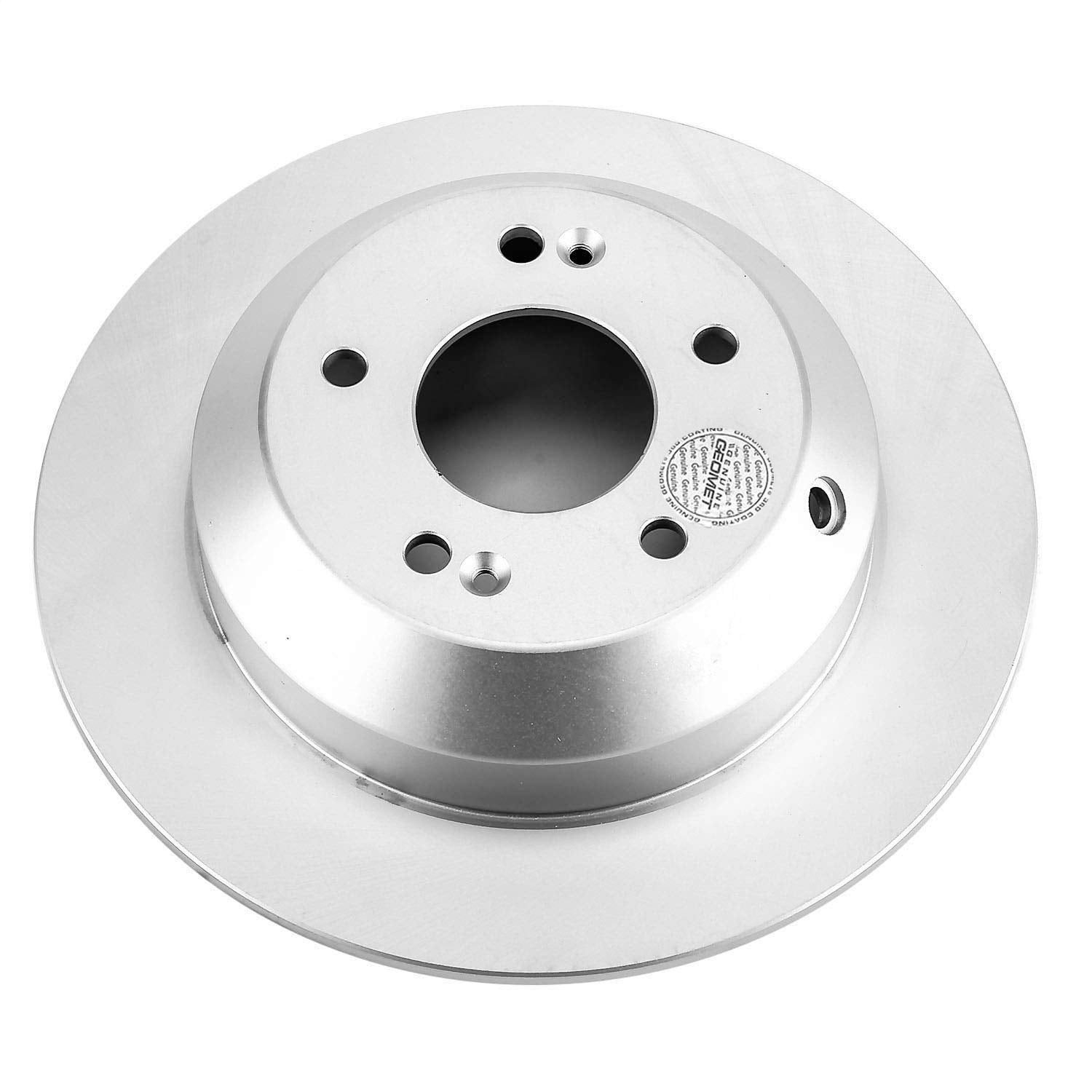 Power Stop JBR1705EVC Genuine Geomet Coated Rear Brake Rotor For Hyundai Santa Fe XL 2019, Kia Sorento 2016-2020 [Model Specific]