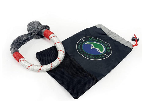 Overland Vehicle Systems OVS Soft Shackle 5/8" 44,500 lb. with Loop & Abrassive Sleeve - 23" with Storage Bag 19149903