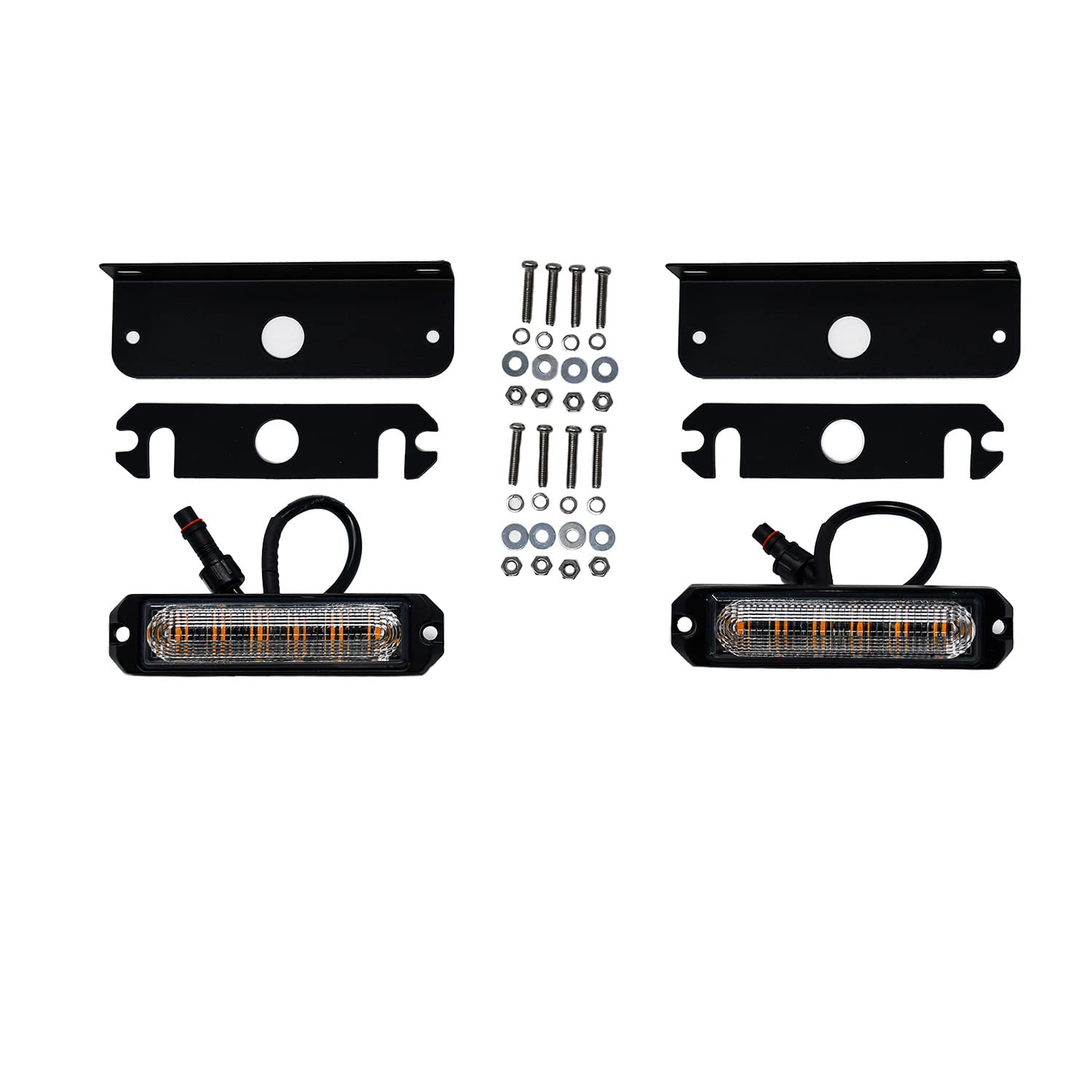Wolo Amber LED 8050-A Expansion Kit for Wolo 8000 Series Grill and Surface Mount Kits