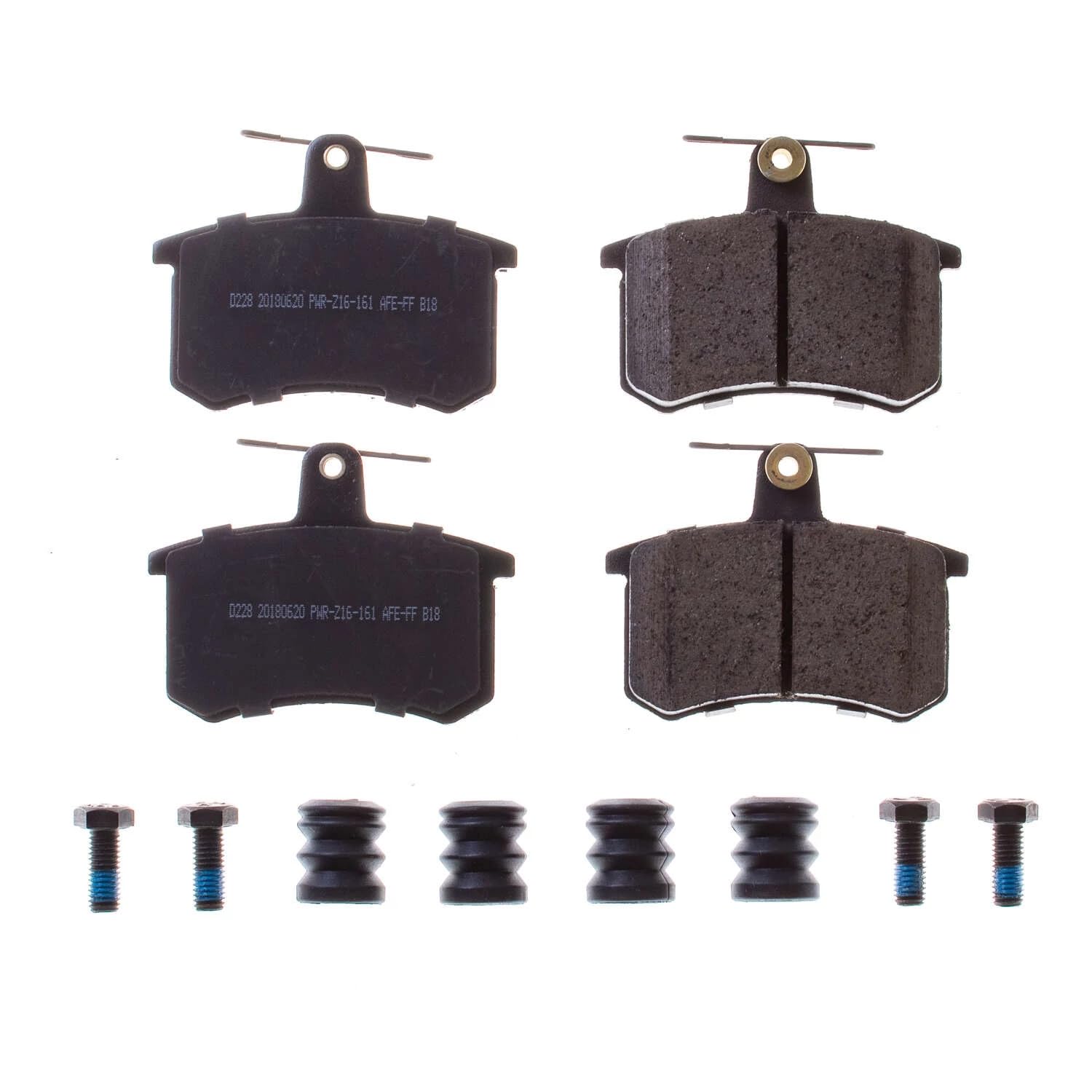 Z17 Power Stop 17-228 Rear Ceramic Brake Pads with Hardware