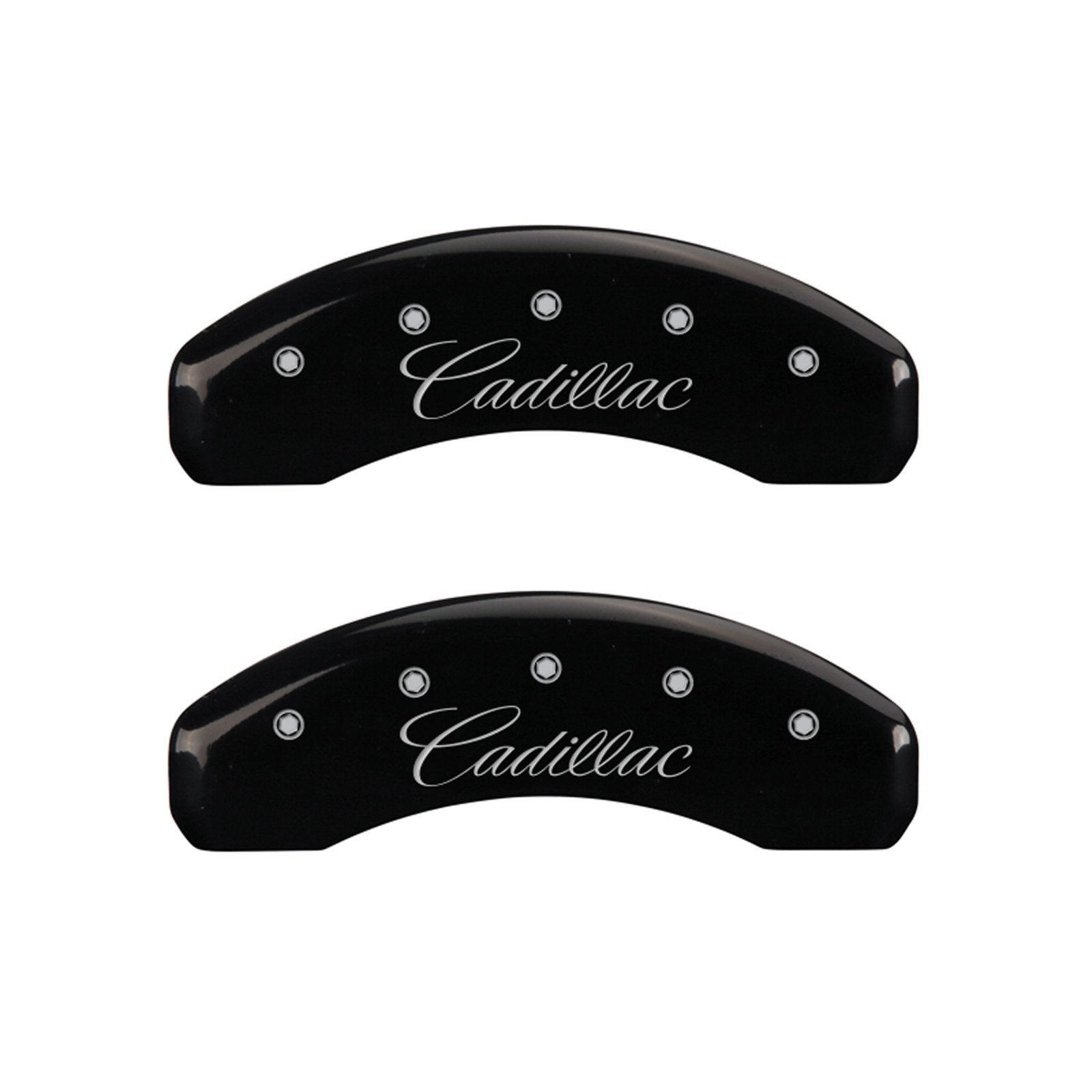 Caliper Covers MGP 35014SCADBK with Black Powder Coat Finish, (Set of 4)