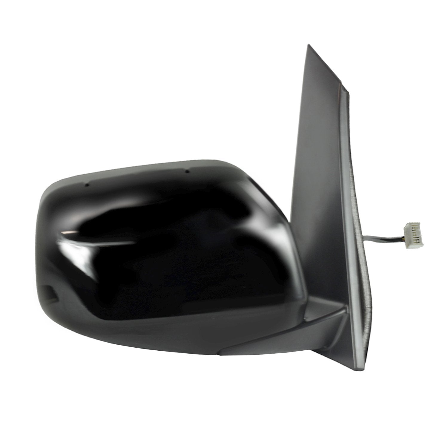 Fit System Heated Power Passenger Side Mirror for Honda Odyssey EX, EX-L Model, Textured Black w/PTM Cover, Foldaway