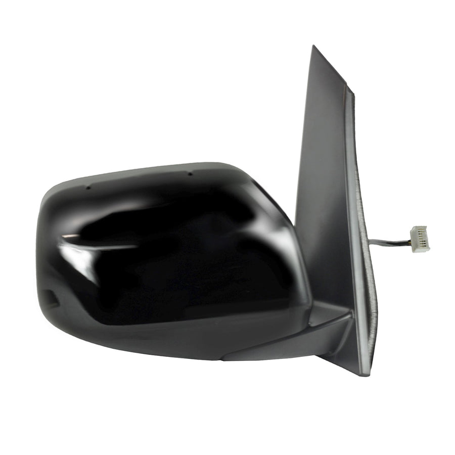 Fit System Heated Power Passenger Side Mirror for Honda Odyssey EX, EX-L Model, Textured Black w/PTM Cover, Foldaway