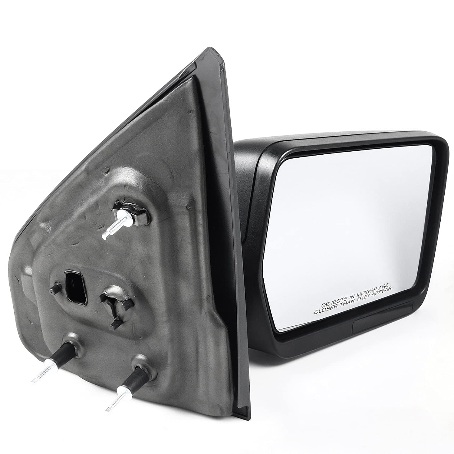 Spec-D Tuning Manual Fold Right Passenger Side Non Heated Side Mirror Compatible with 2004-2014 Ford F150 F-150 Truck