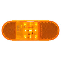 6IN. Yellow E2-Rated 10-LED MID-Ship Turn Signal and Intermediate Marker Light