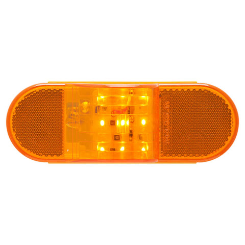6IN. Yellow E2-Rated 10-LED MID-Ship Turn Signal and Intermediate Marker Light