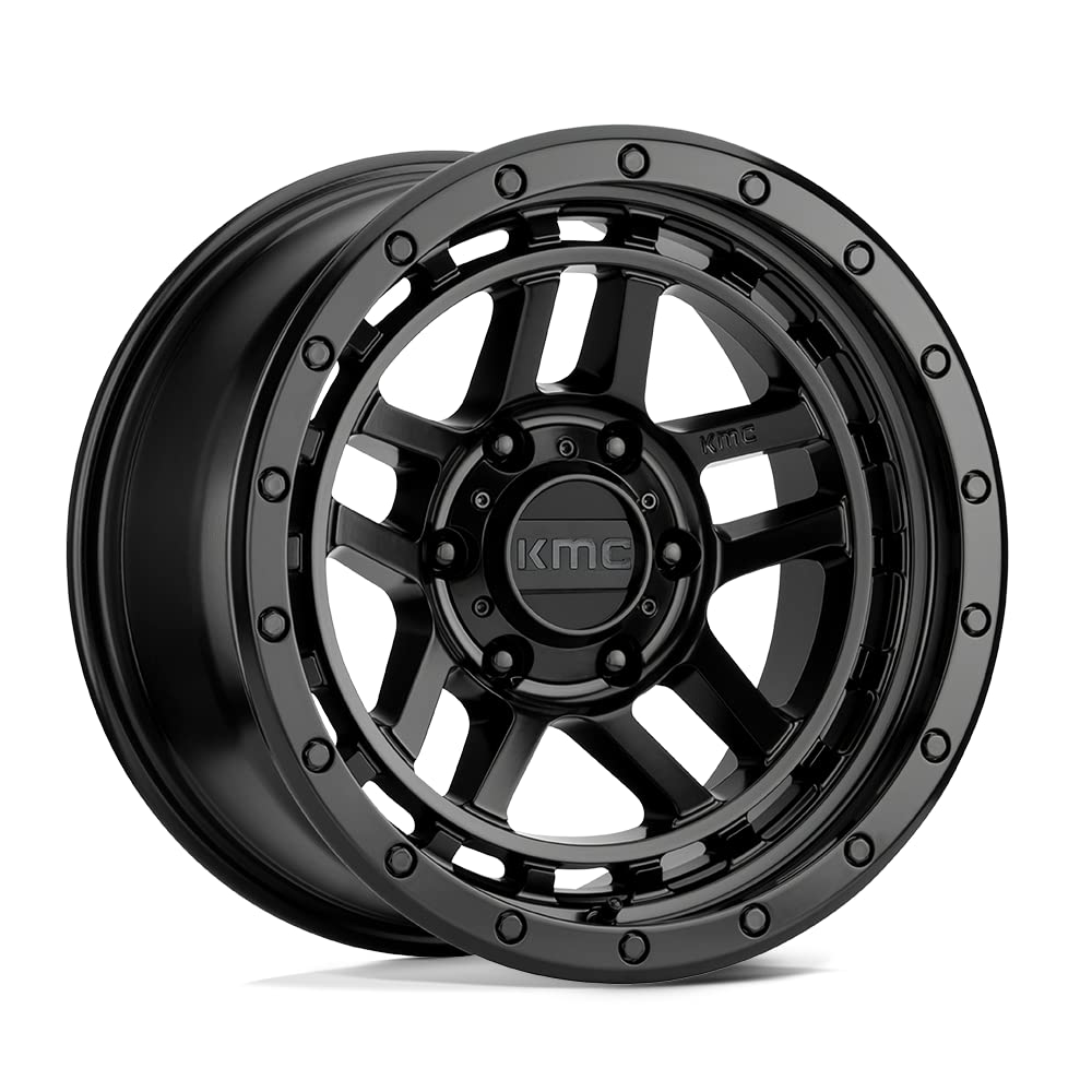 RECON KMC Wheels 17X9 5X5.04.53 -12mm SATIN BLACK - KM54079050712N