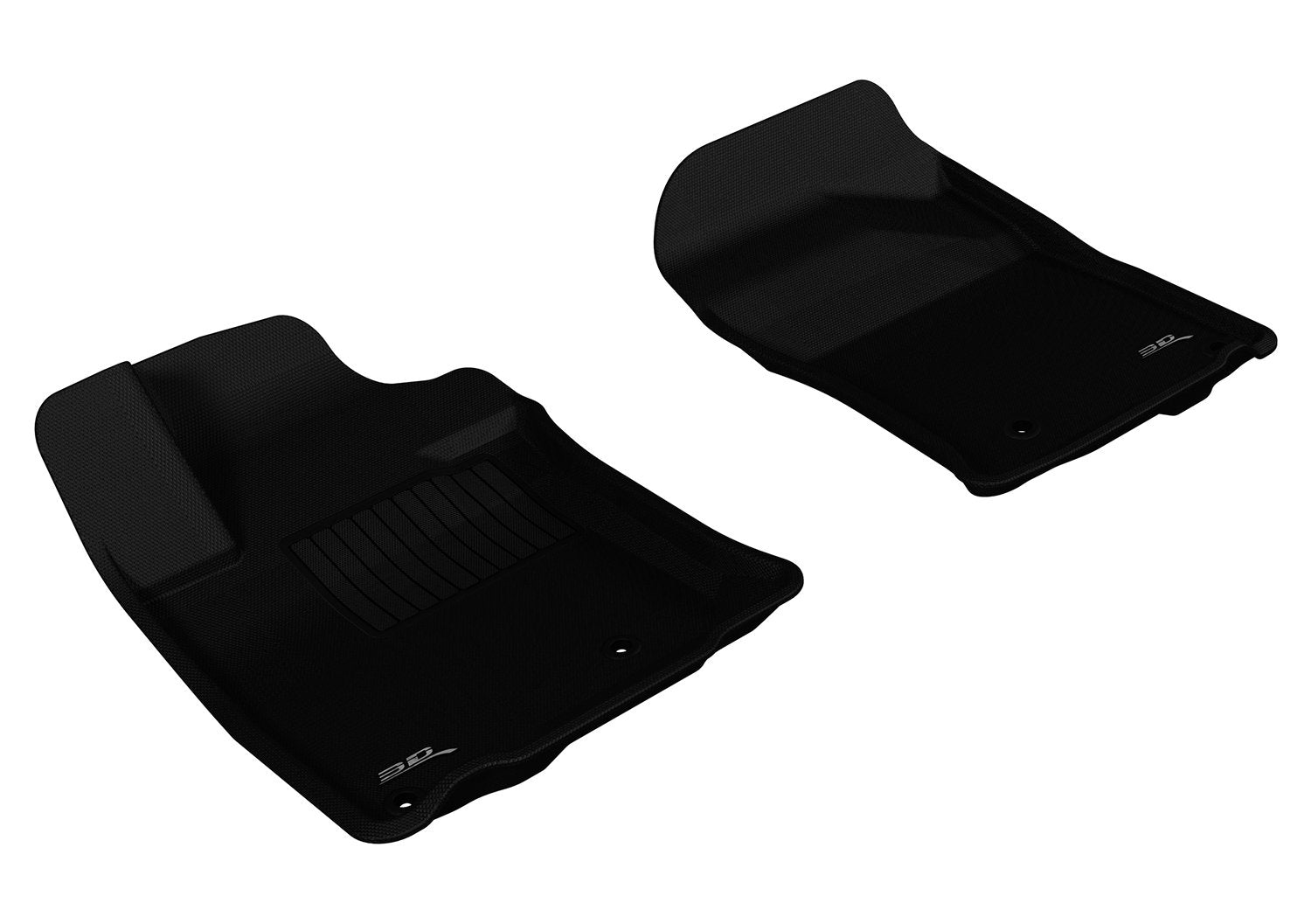 3D MAXpider Kagu Custom Fit Floor Mat (Black) for 2010-2013 Lexus GX460-1ST Row