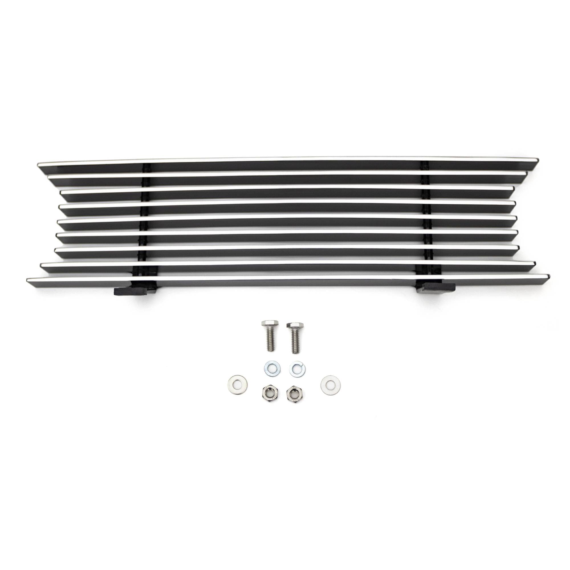 Horizontal T-Rex 25567 Aluminum Polished Finish Billet Bumper Grille Bolt-on for Ford Super Duty Excursion