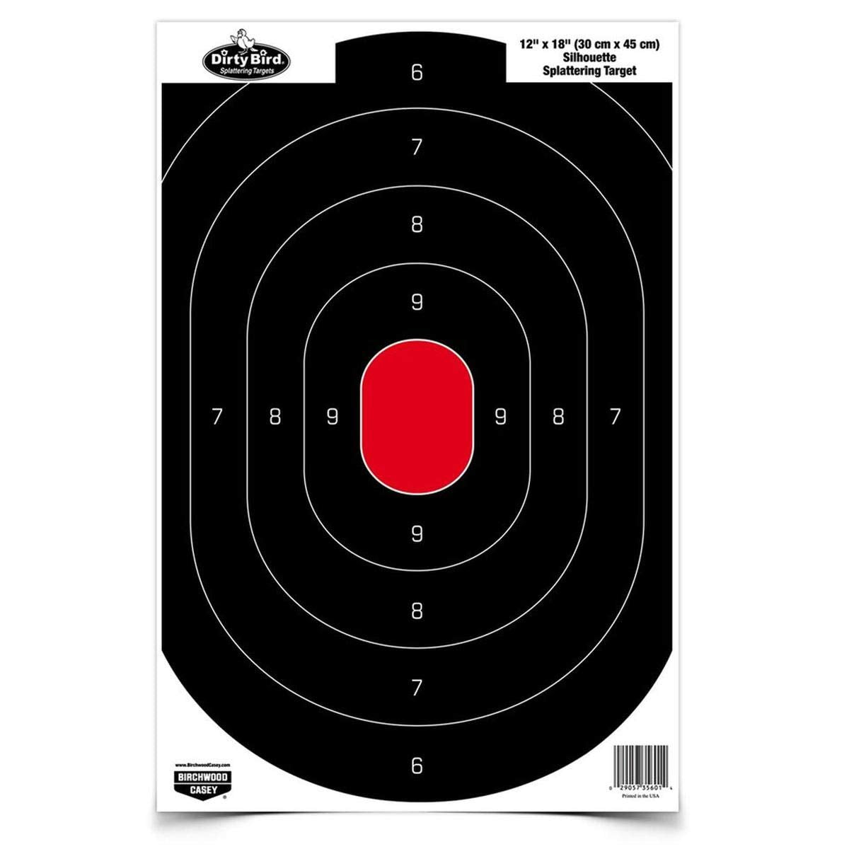 B/C Birchwood Casey Dirty Bird SLHOUT TGT 8-12X18