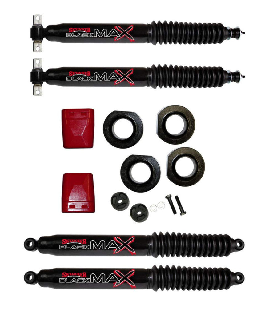 Skyjacker Suspension Lift Kit ZJ20-B w/Shock Black MAX Shocks 2 in. Lift Incl. Poly Spacers