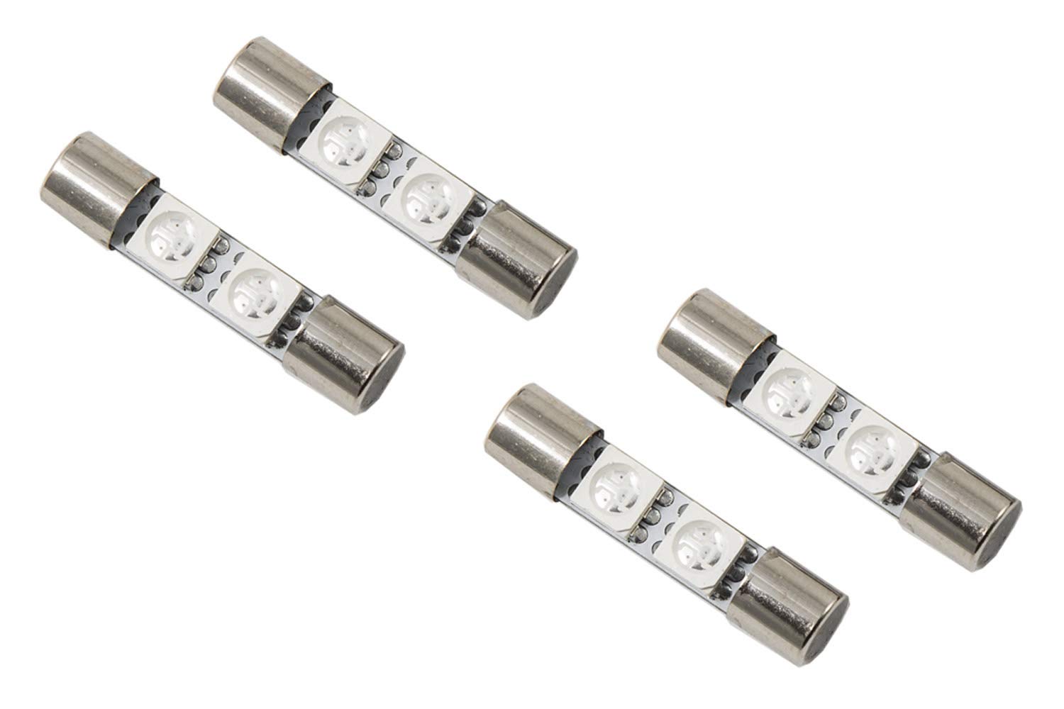 Set of 4 28mm SMF2 LED Bulb Amber Diode Dynamics