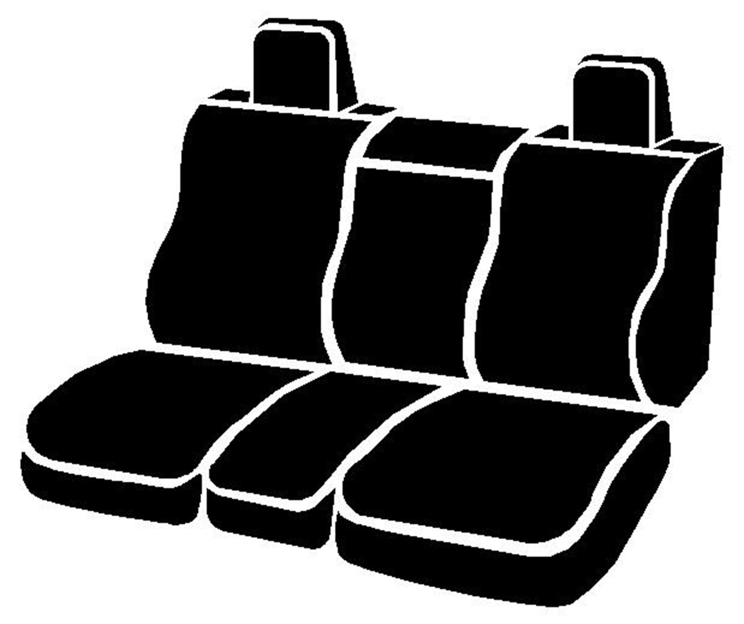 Fia TAUPE SP87-19 Custom Fit Front Seat Cover Split Seat 40/20/40 - Poly-Cotton, (Taupe)