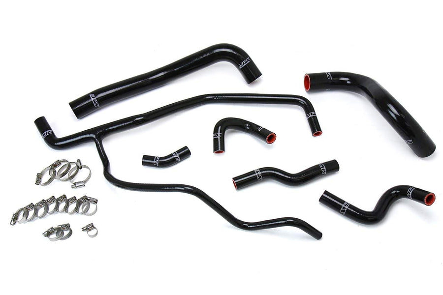 Black HPS 57-1583-BLK Silicone Radiator and Heater Hose Kit Coolant