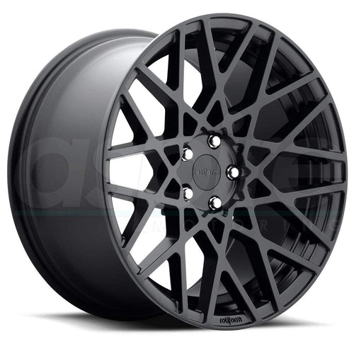 19x8.5 Rotiform blq 5x112 45et 66.56mm matte black wheel