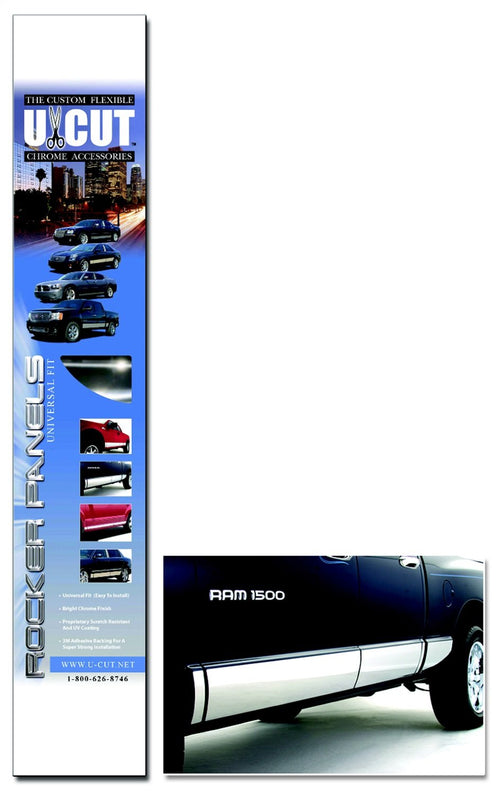 5" x 24" ICI UCUT-PP Chrome U-Cut Universal Pillar Post - 5 Piece