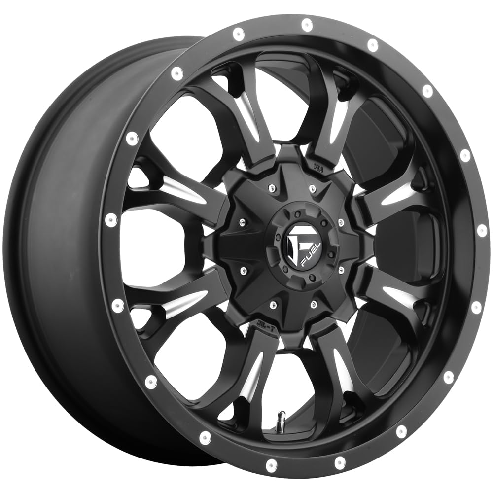 FUEL OFF-ROAD 17X9 KRANK 6X135/5.5 5.04 1mm MATTE BLACK MILLED - D51717909850