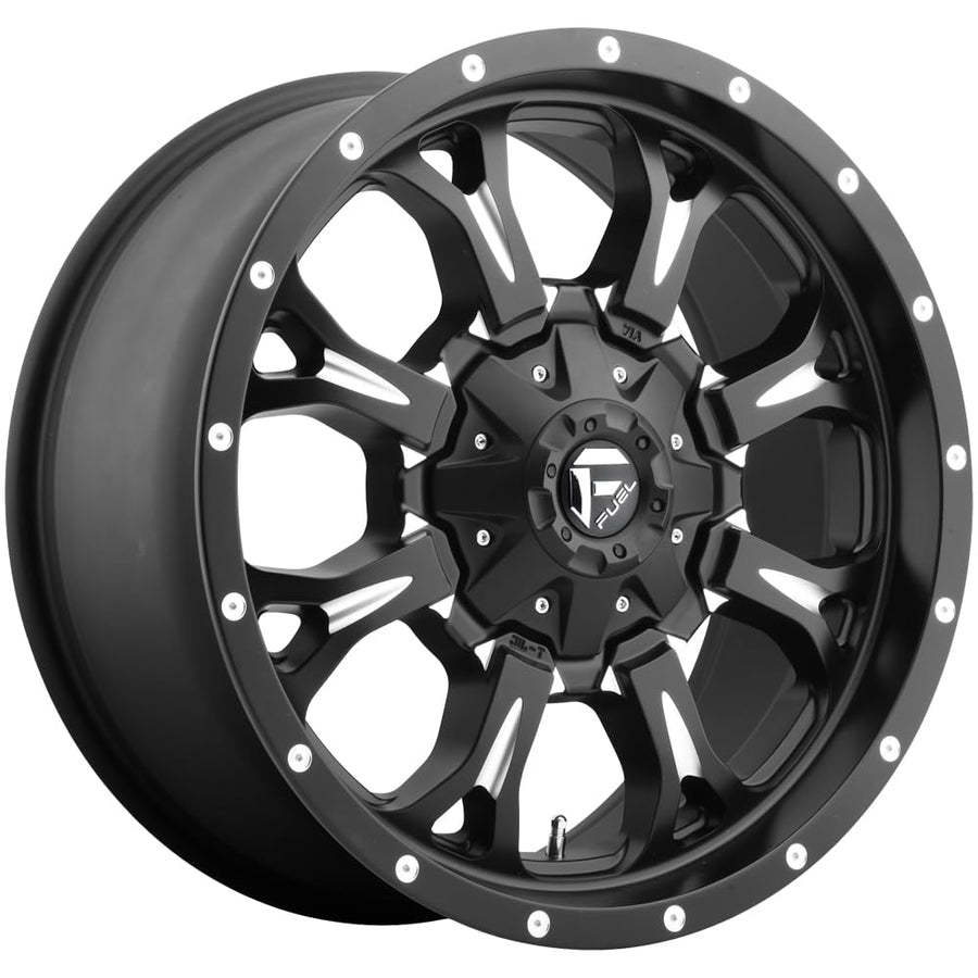 FUEL OFF-ROAD 18X9 KRANK 6X135/5.5 5.04 1mm MATTE BLACK MILLED - D51718909850